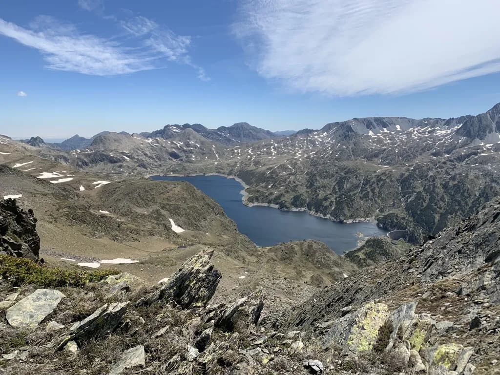 Paysage montagne Pyrénées près de Mont-Louis